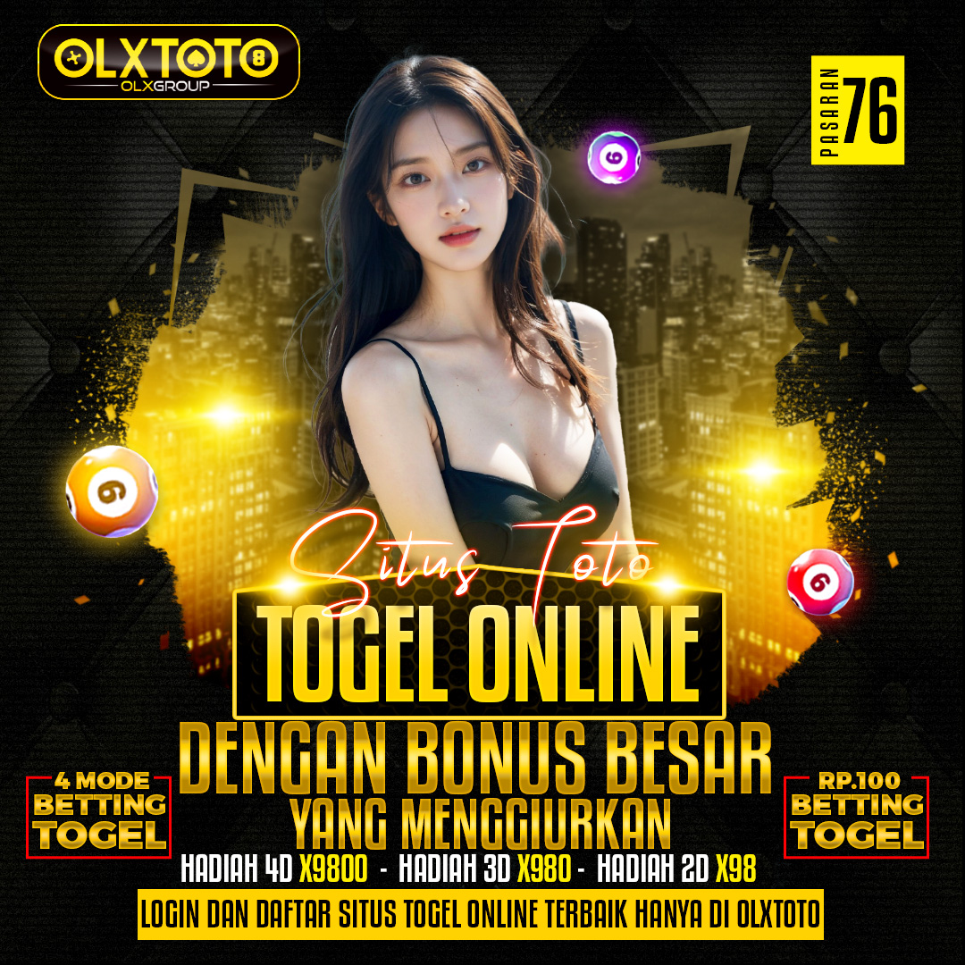OLXTOTO ⚙️ Situs Toto Togel Online dengan Bonus Besar yang Menggiurkan